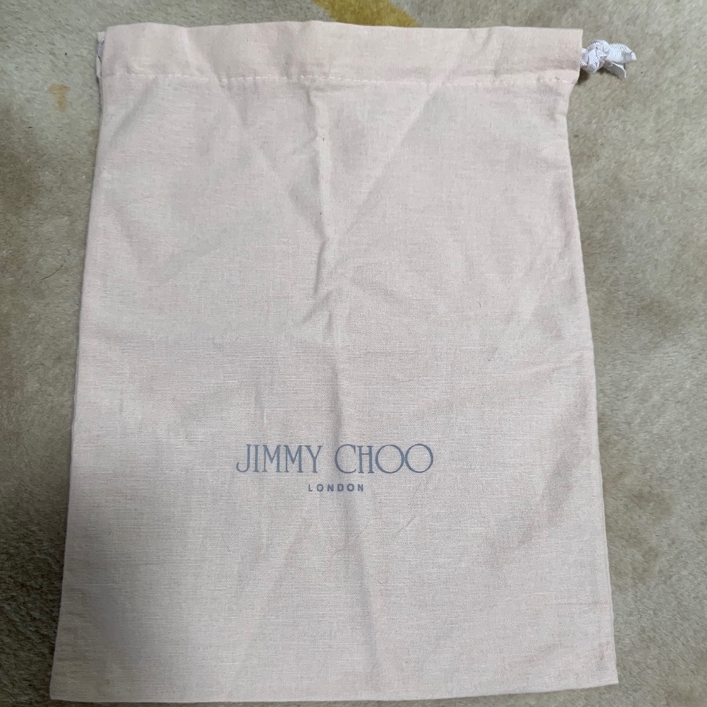 Jimmy Choo Blush Colored Shoe Dust Cover